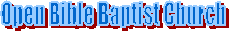 Open Bible Baptist Church