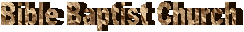 Bible Baptist Church